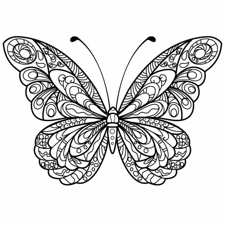 Butterfly Coloring Pages