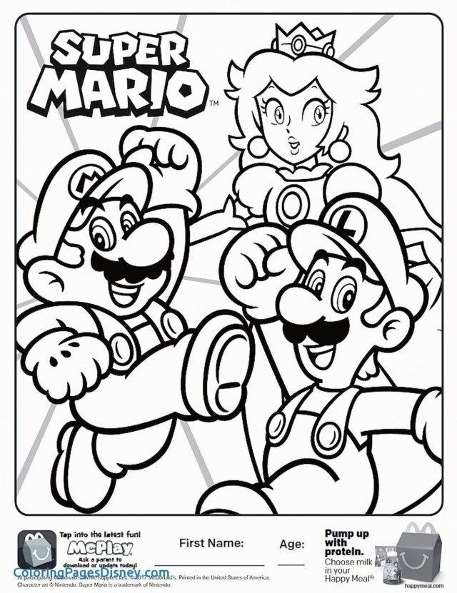 Mario Coloring Pages