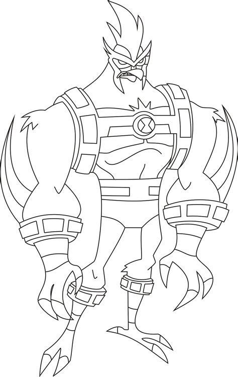 Ben 10 Coloring Pages