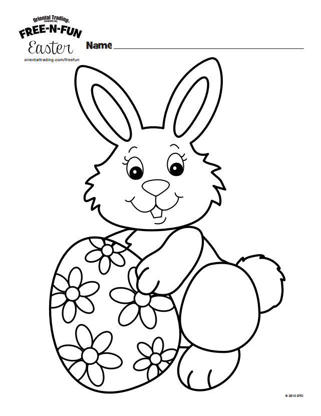 Easter Bunny Coloring Pages