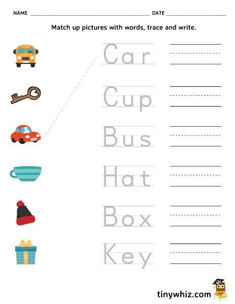 Pre K Worksheets