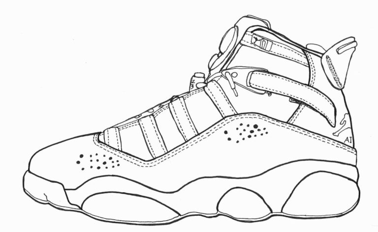 Shoes Coloring Pages