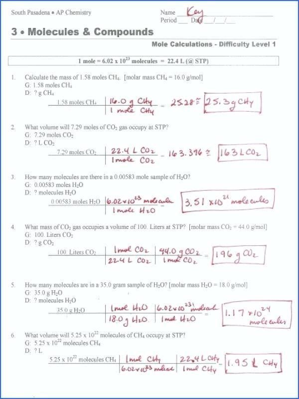 Stoichiometry Worksheet And Key