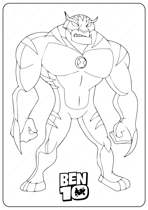 Ben 10 Drawing Book