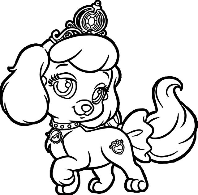 Cute Puppy Coloring Pages