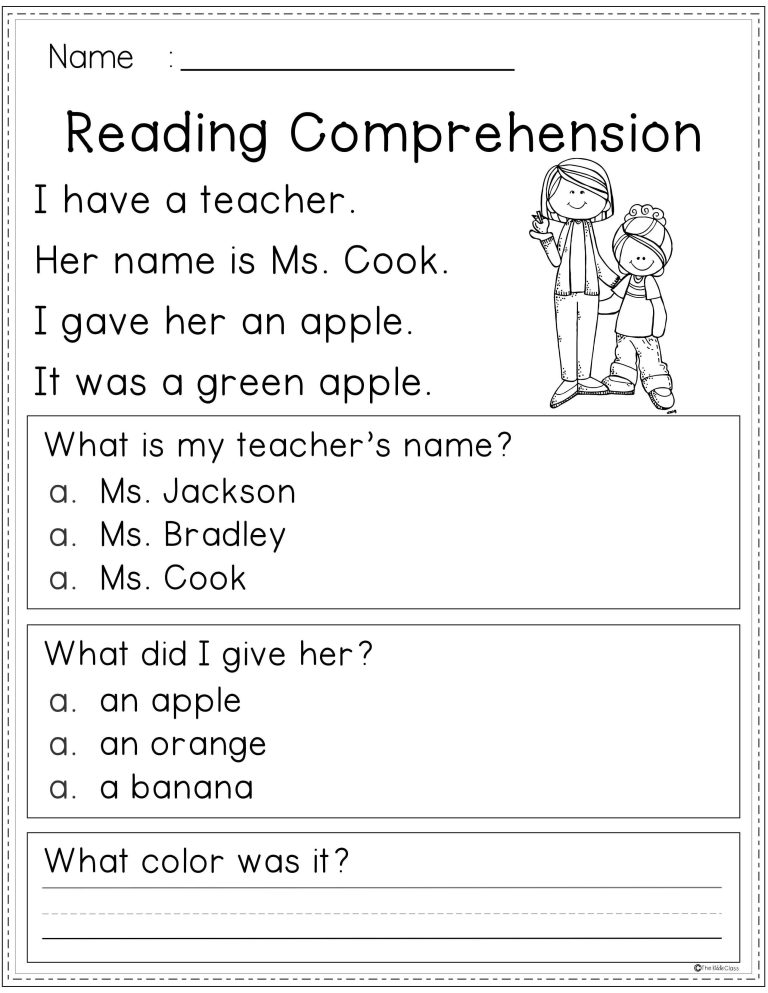 Year 1 Comprehension