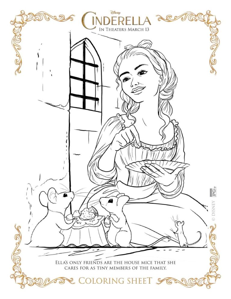 Cinderella Coloring Pages