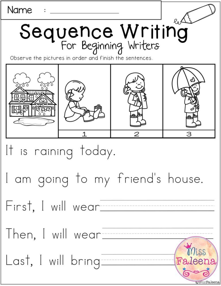 Sequencing Worksheets