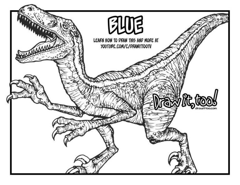 Jurassic World Fallen Kingdom Coloring Pages