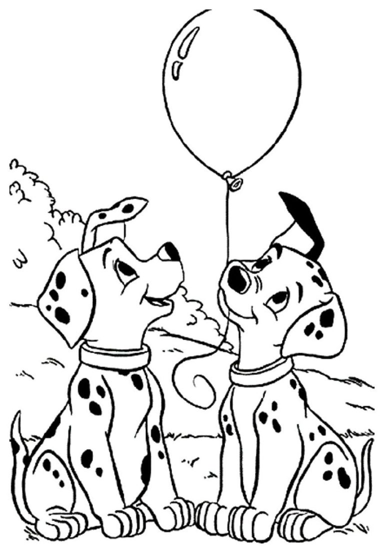 101 Dalmatians Coloring Pages