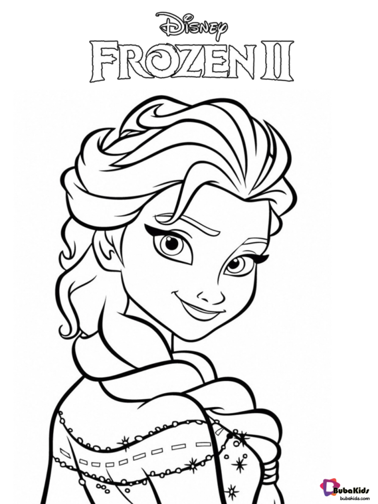 Free Frozen Coloring Pages