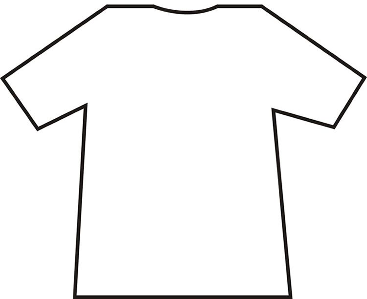 T Shirt Coloring Page