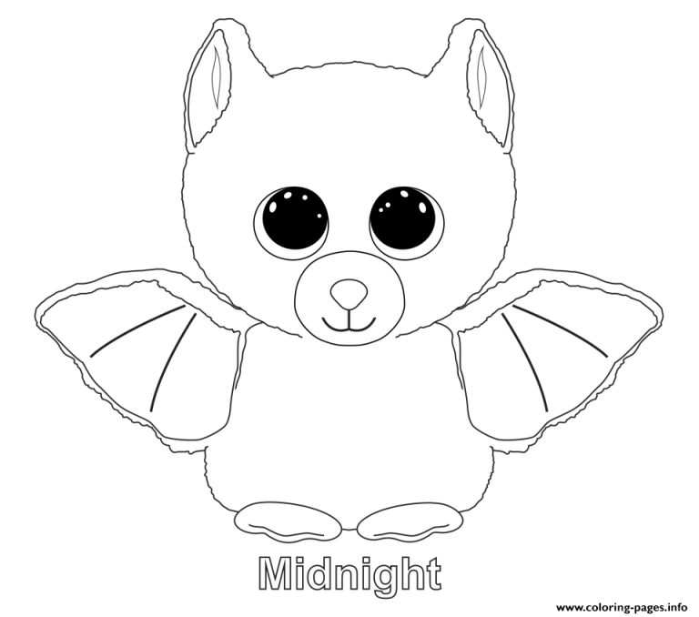 Beanie Boo Coloring Pages