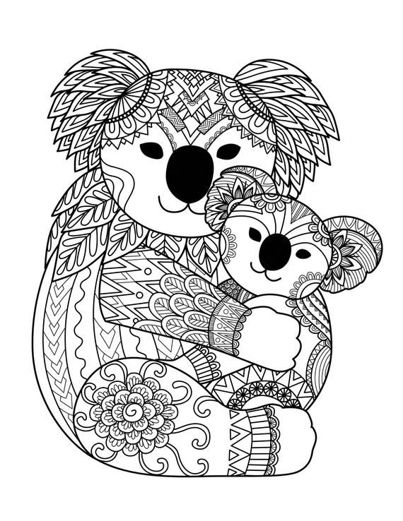 Koala Coloring Pages