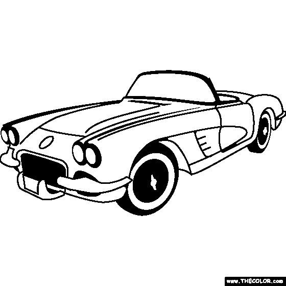 Corvette Coloring Pages