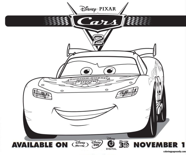 Cars 2 Coloring Pages