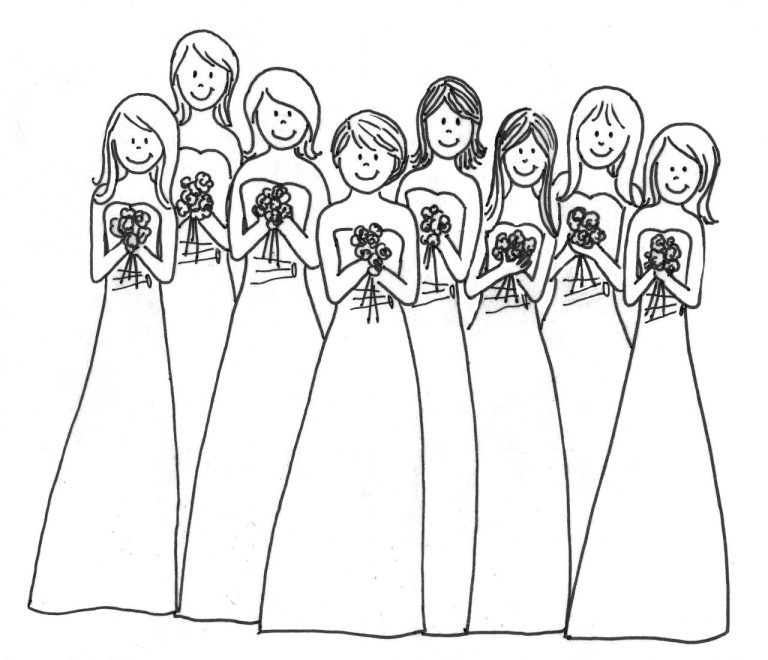 Wedding Coloring Book