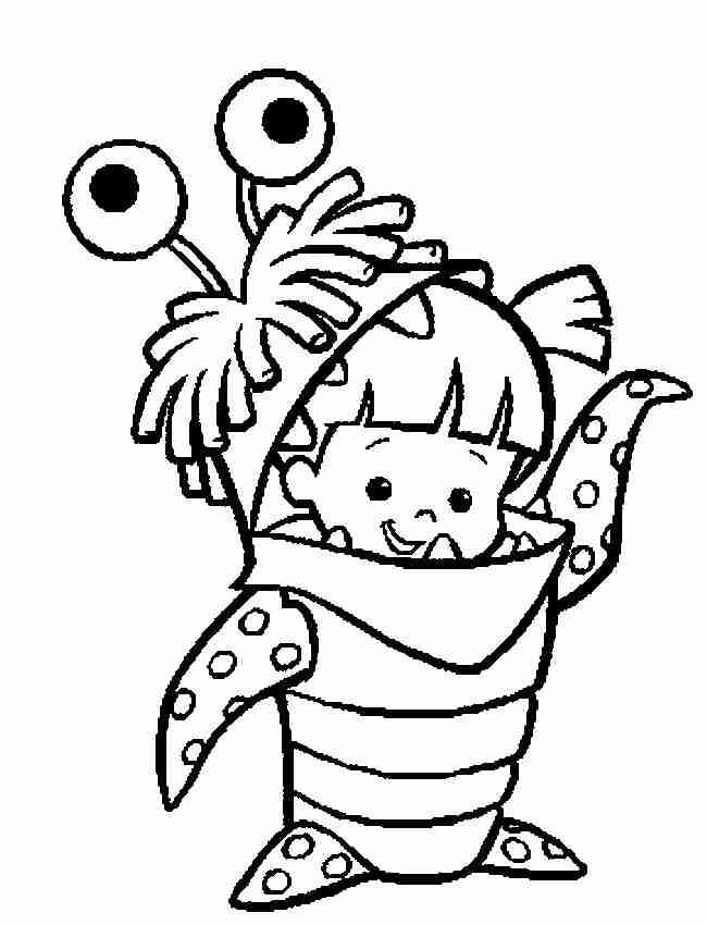 Monsters Inc Coloring Pages