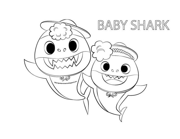 Baby Shark Coloring