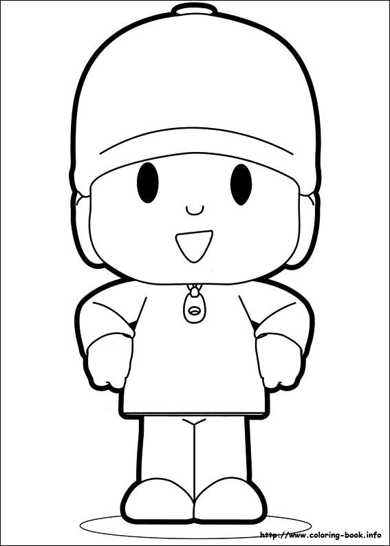 Pocoyo Coloring Pages