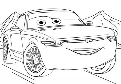 Cars 3 Coloring Pages