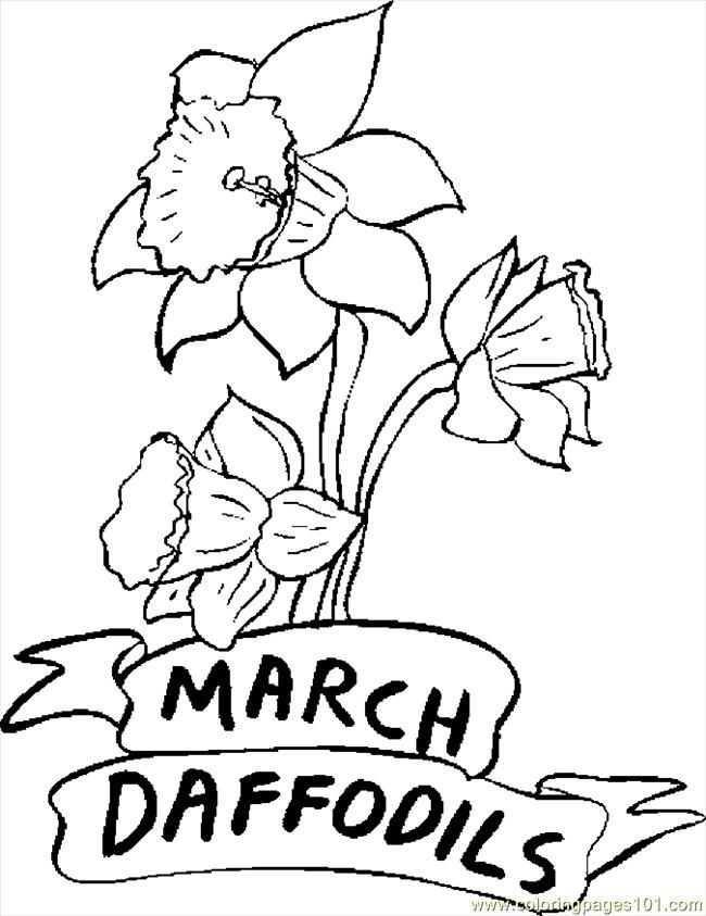 March Coloring Pages