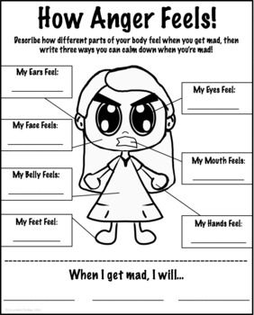 Anger Management Worksheets