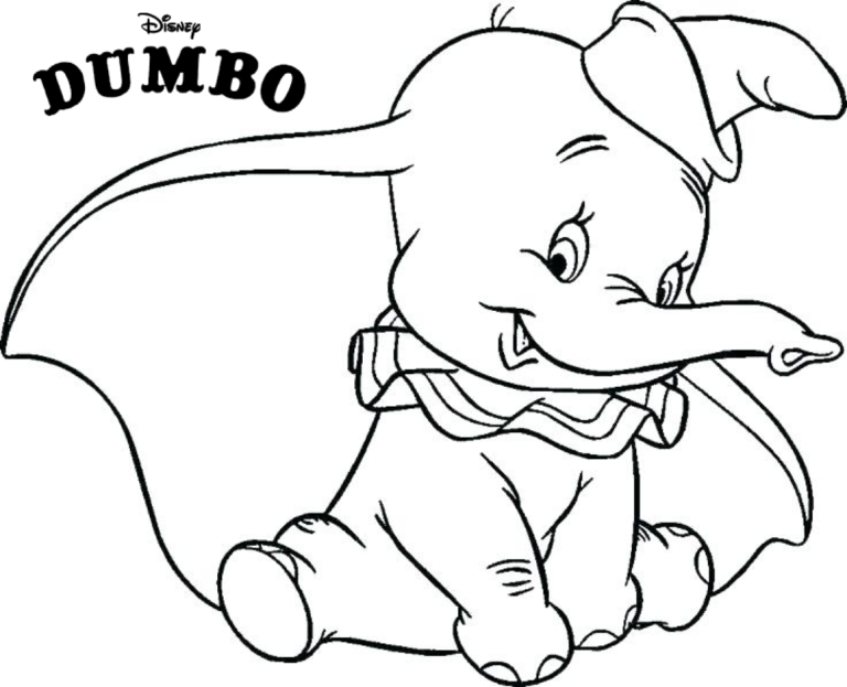 Dumbo Coloring Pages