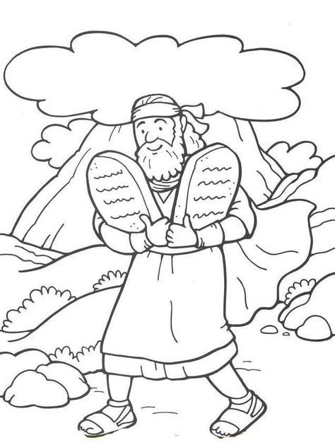 Ten Commandments Coloring Pages