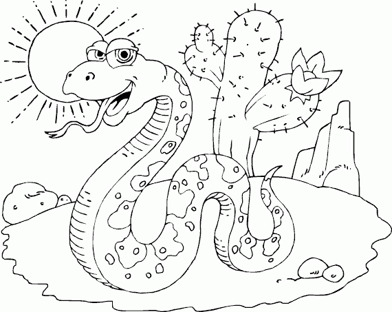 Snake Coloring Pages