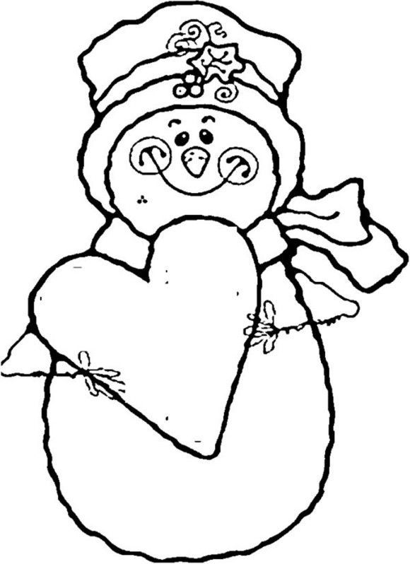 Snowman Coloring Pages