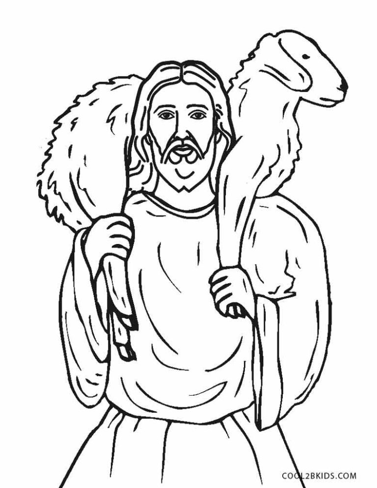 Free Printable Jesus Coloring Pages