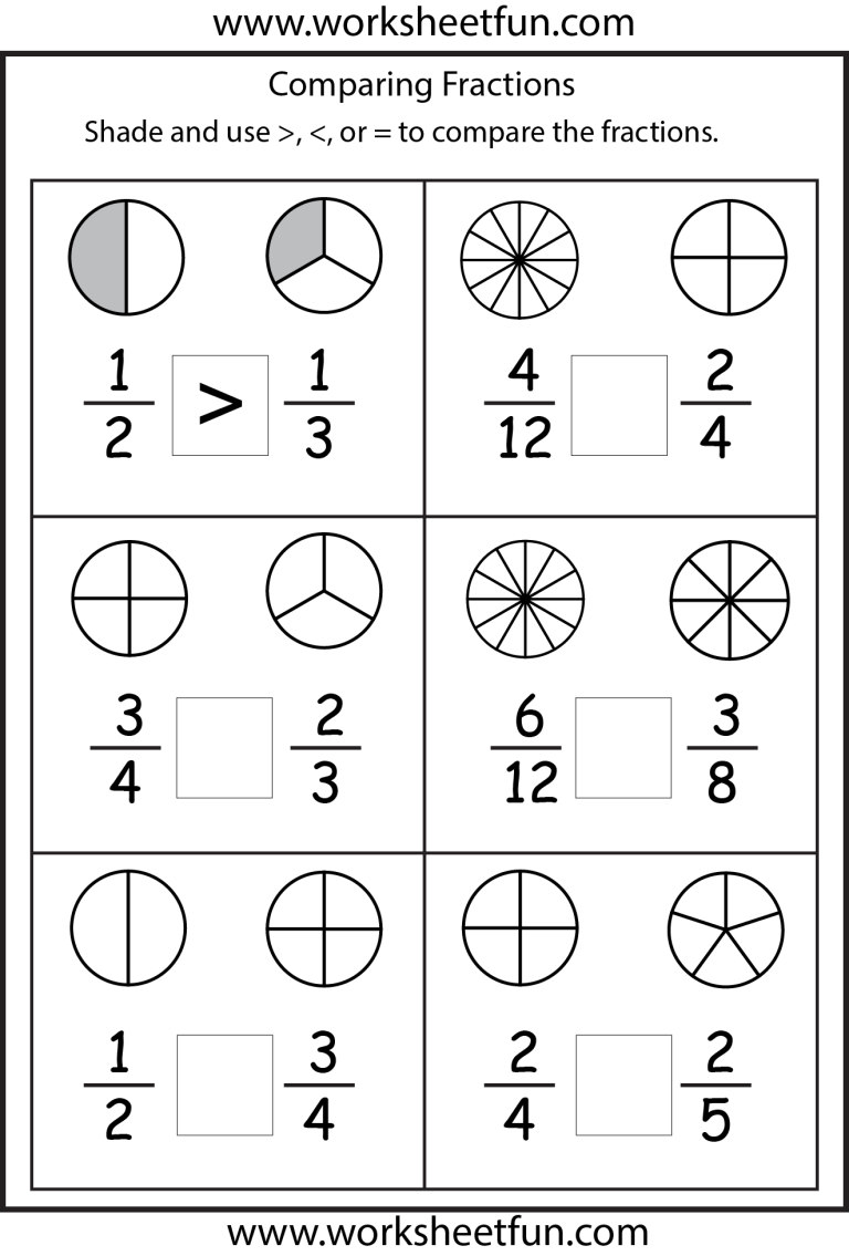 Equivalent Fractions Worksheet Grade 3