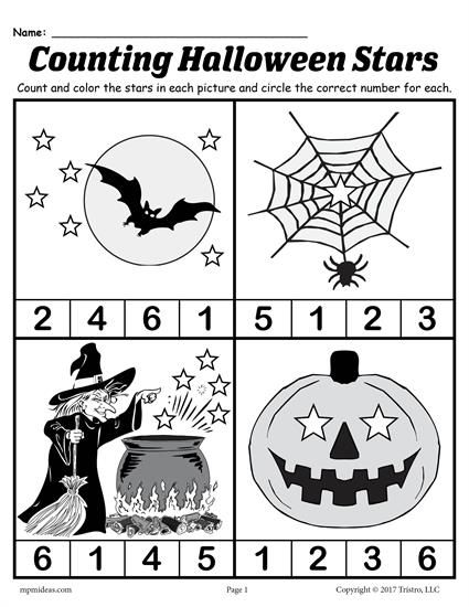 Halloween Worksheets