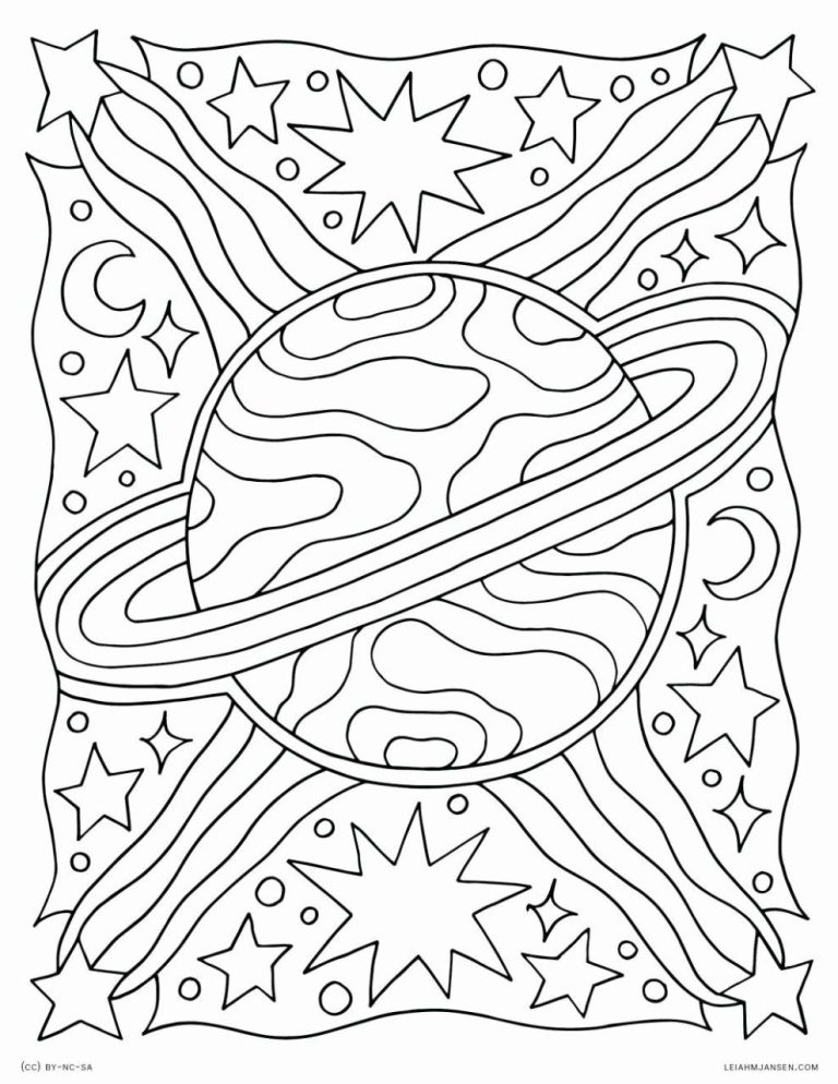 Galaxy Coloring Pages