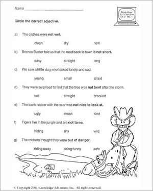 Grade 2 English Worksheets