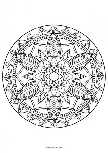 Mandala Colouring In