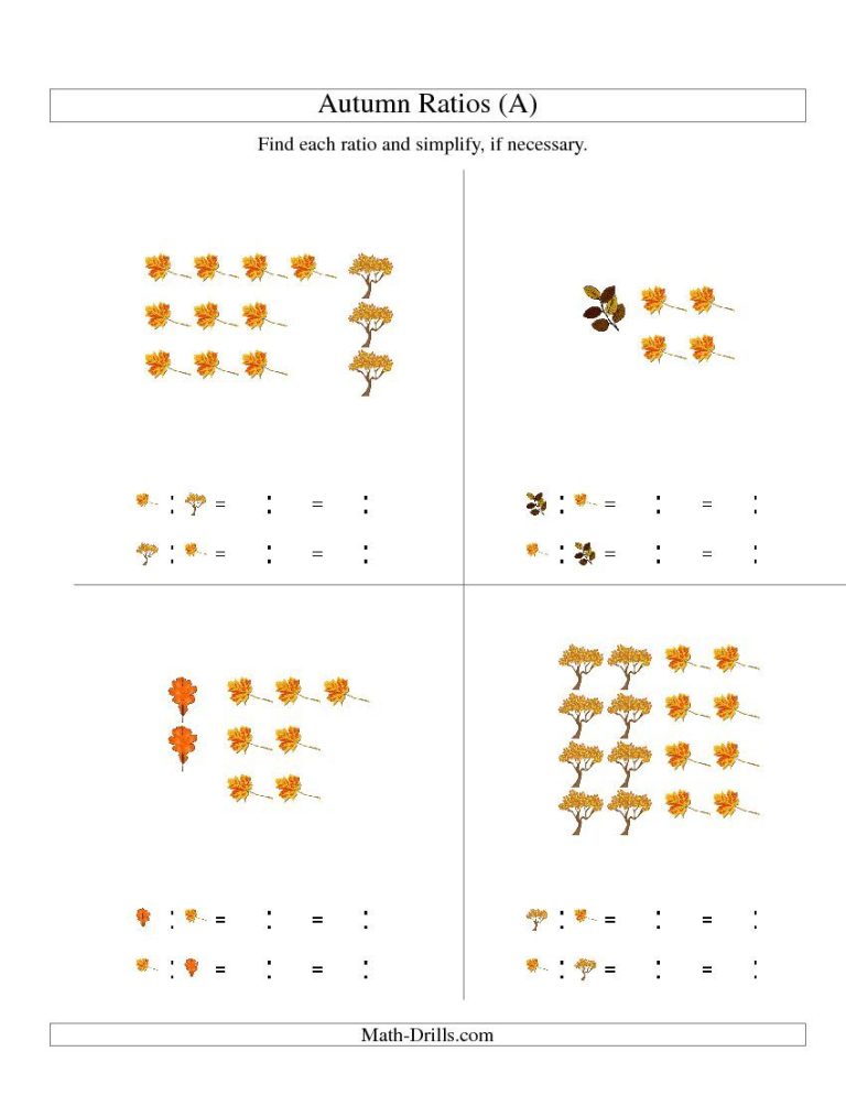 Solving Proportions Worksheet