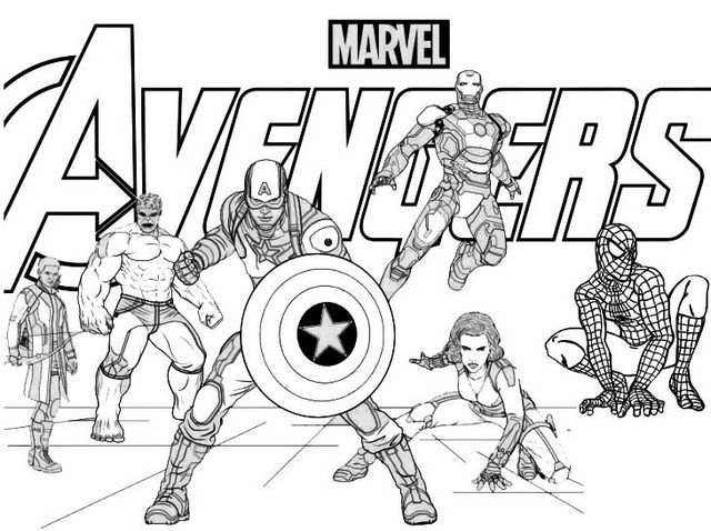 Avengers Endgame Coloring Pages