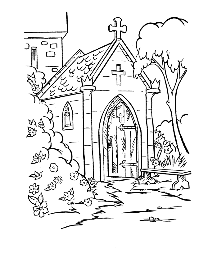 Church Coloring Pages