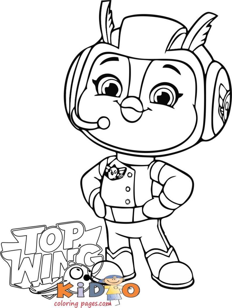 Top Wing Coloring Pages