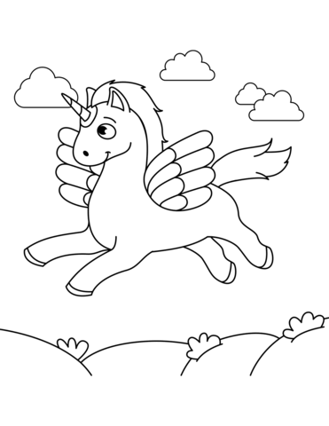 Alicorn Coloring Pages