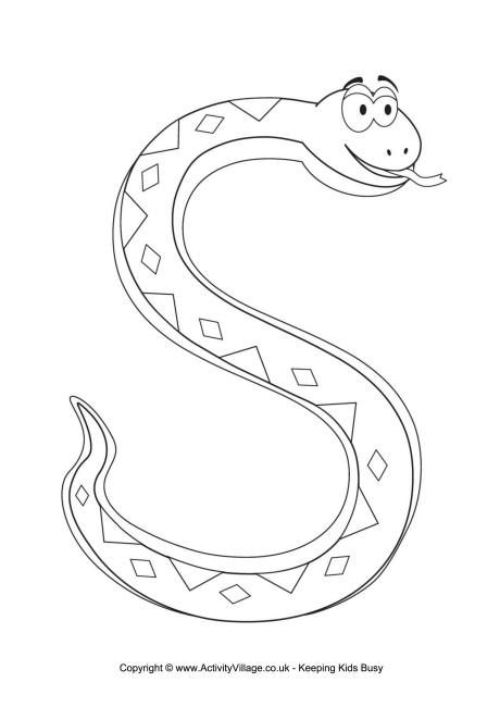 Snake Colouring