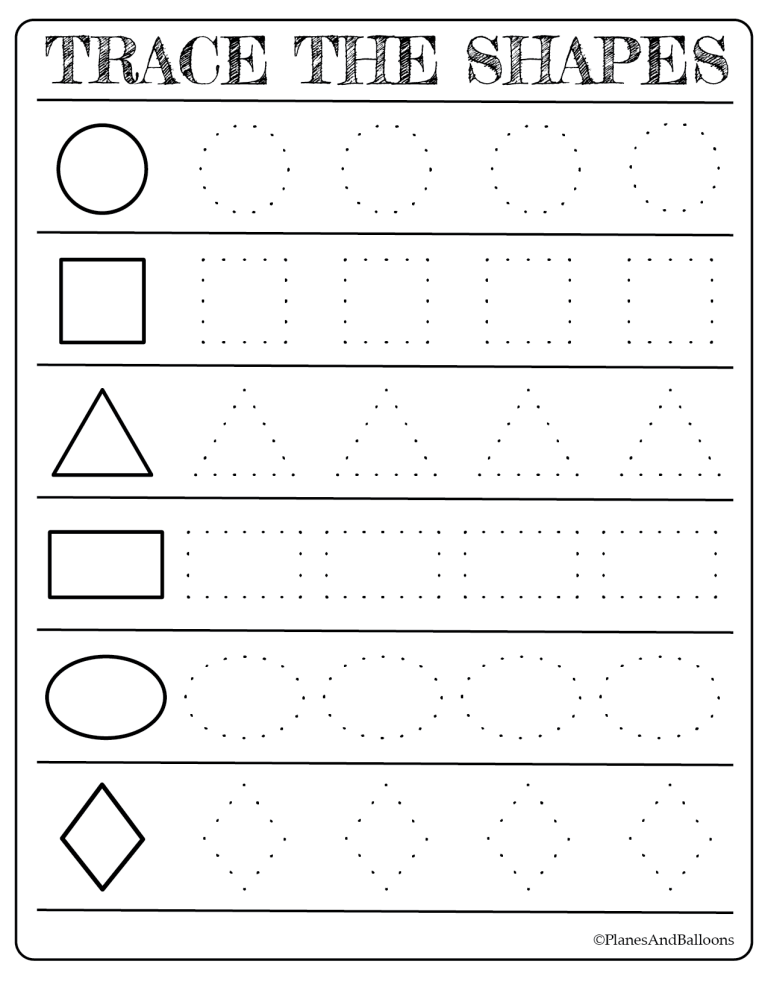 Printable Preschool Worksheets