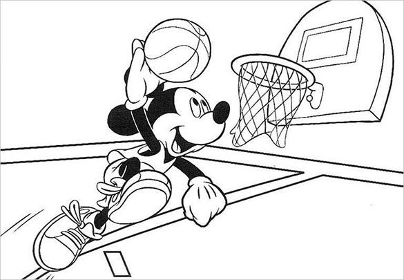 Basketball Coloring Pages