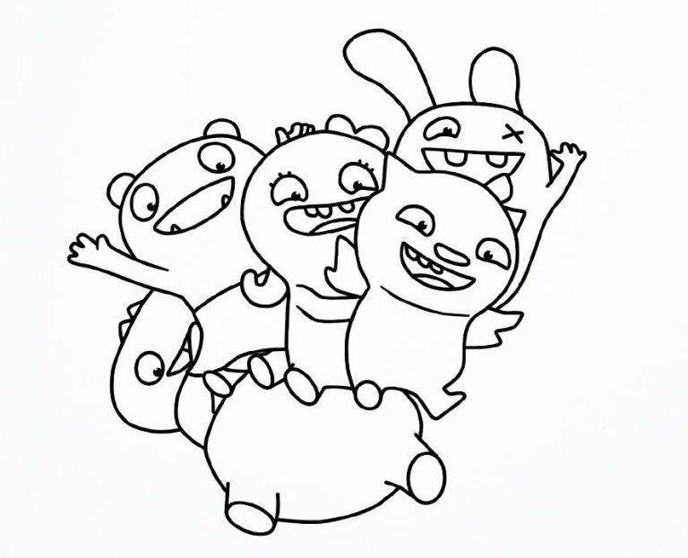 Ugly Dolls Coloring Pages