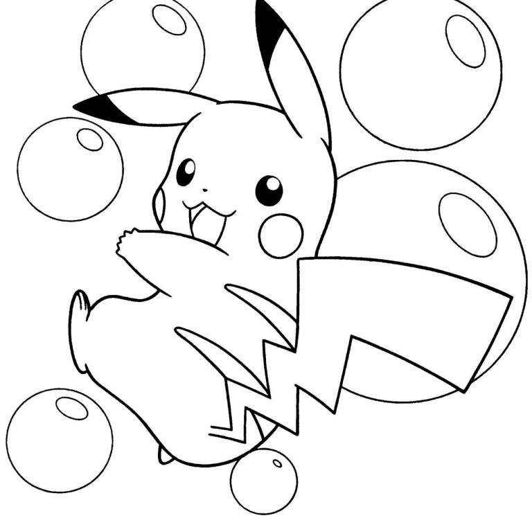 Pikachu Coloring