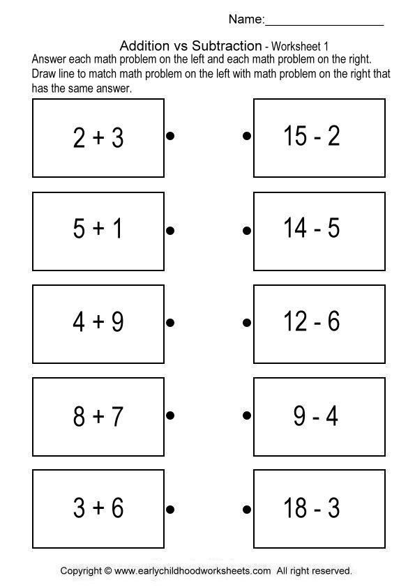 Year 1 Maths Worksheets