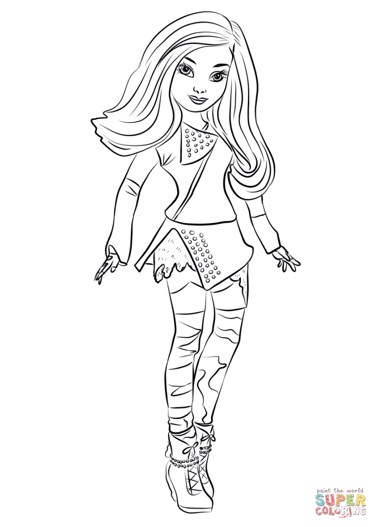 Descendants 2 Coloring Pages