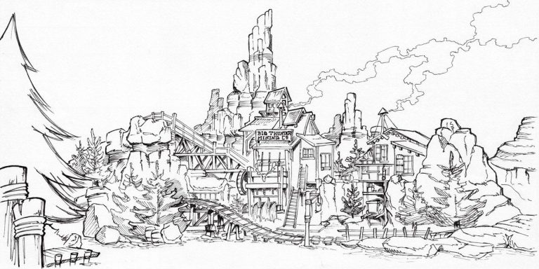 Disney World Coloring Pages